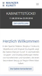 Mobile Screenshot of mainzerkunst.de