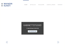 Tablet Screenshot of mainzerkunst.de